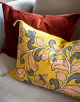 Housse de coussin Kalamkari