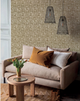 Papier Peint Tulipan curcuma