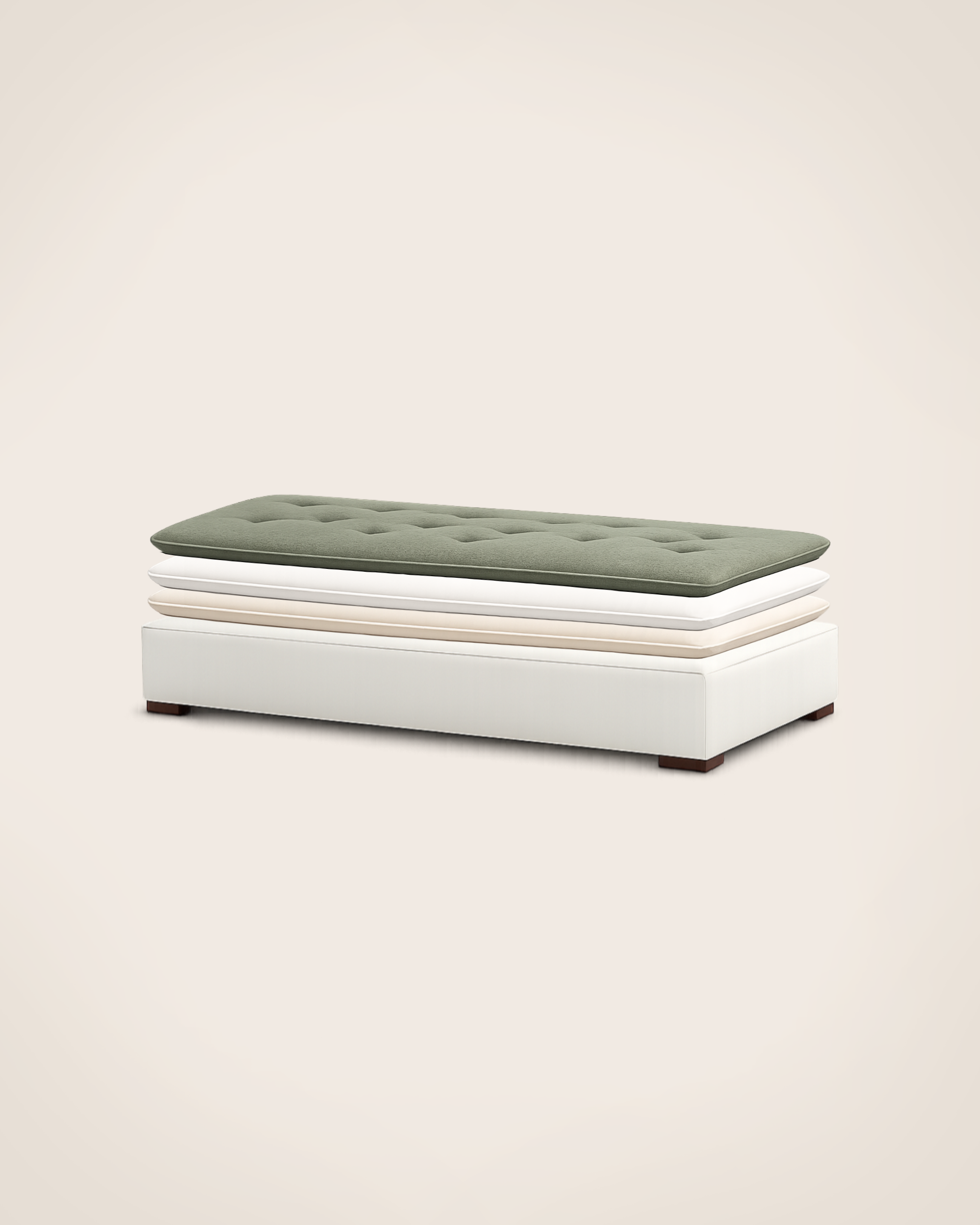 Divan Princesse - Structure Ecru
