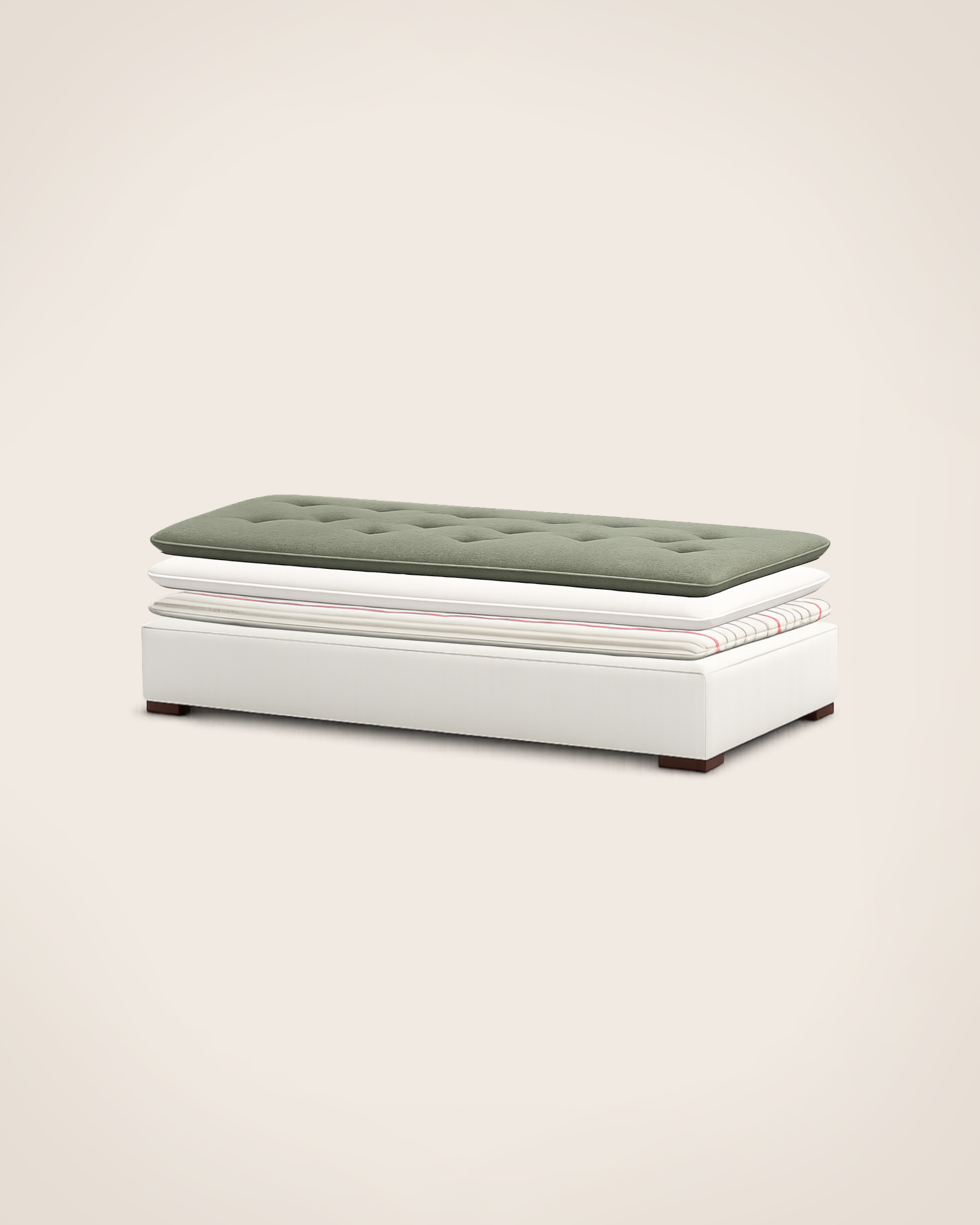 Divan Princesse - Structure Ecru