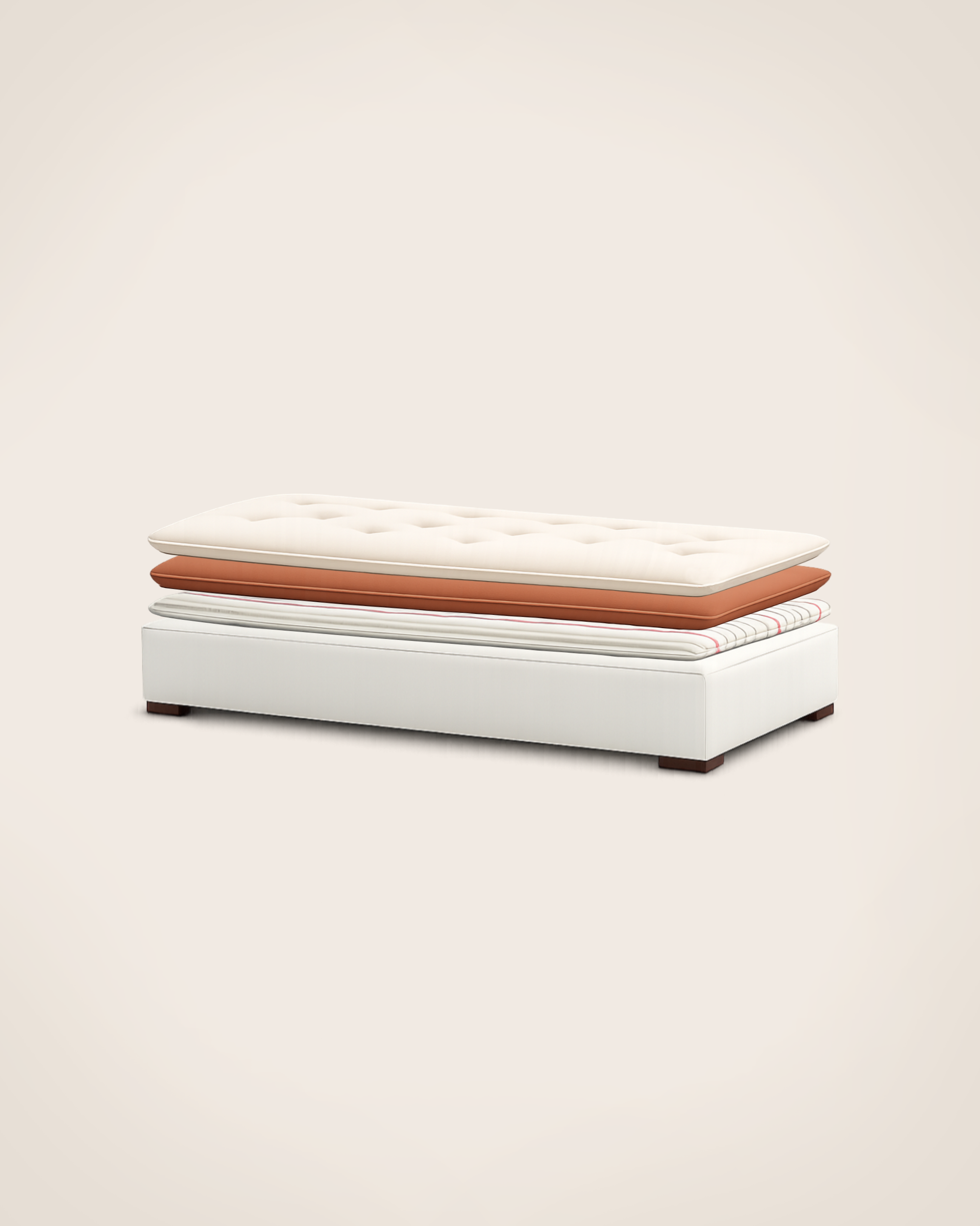 Divan Princesse - Structure Ecru