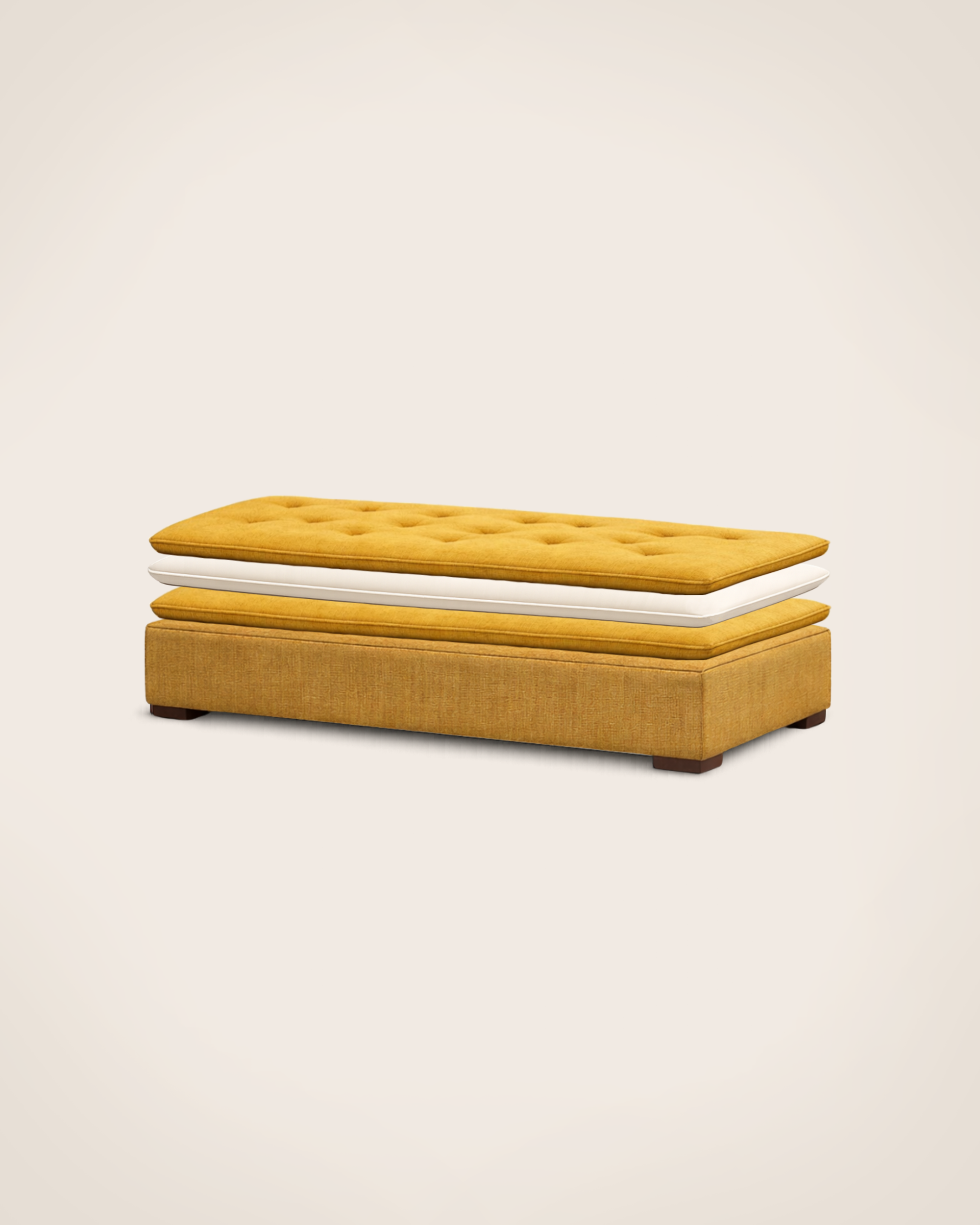 Divan Princesse - Structure Moutarde
