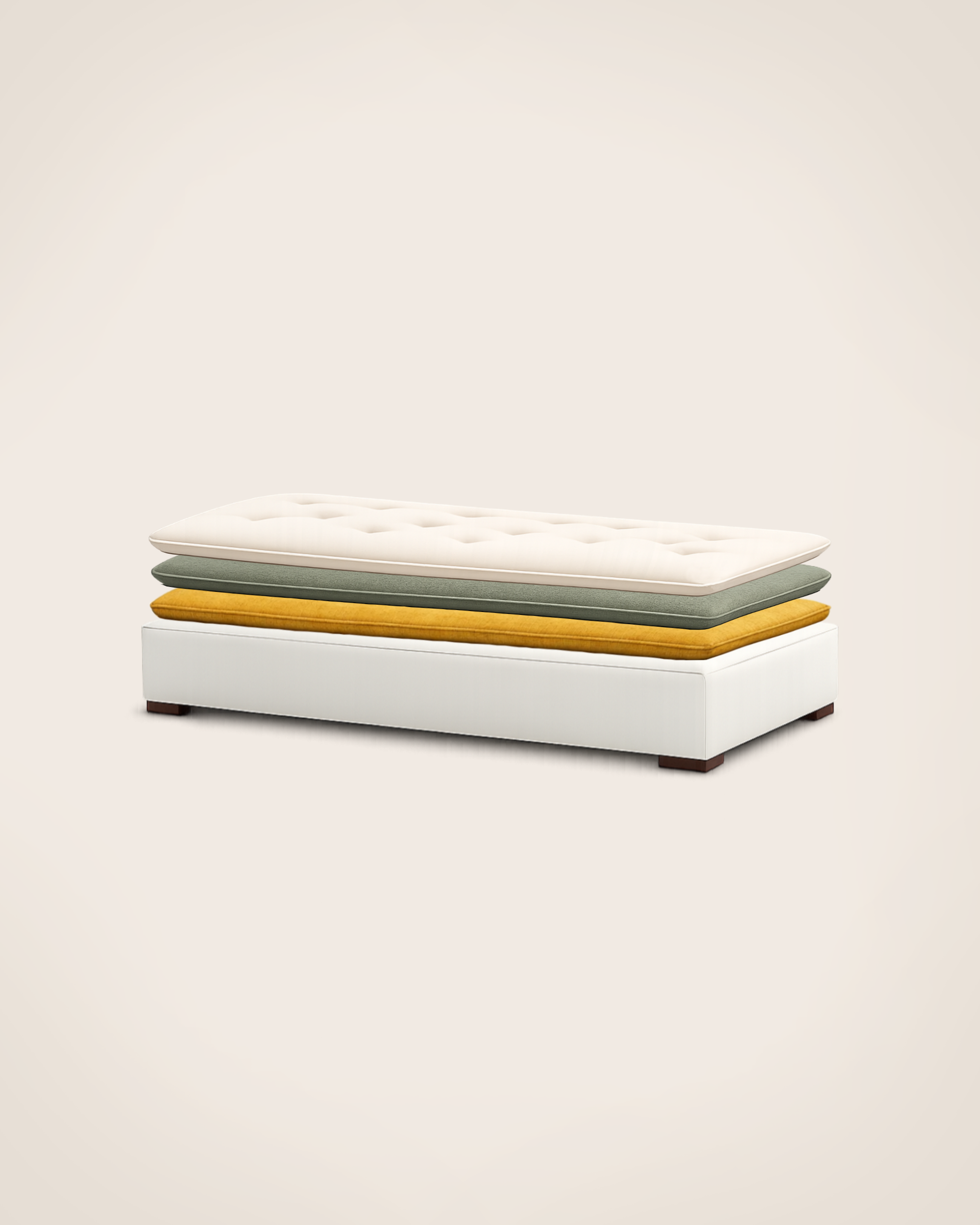 Divan Princesse - Structure Ecru