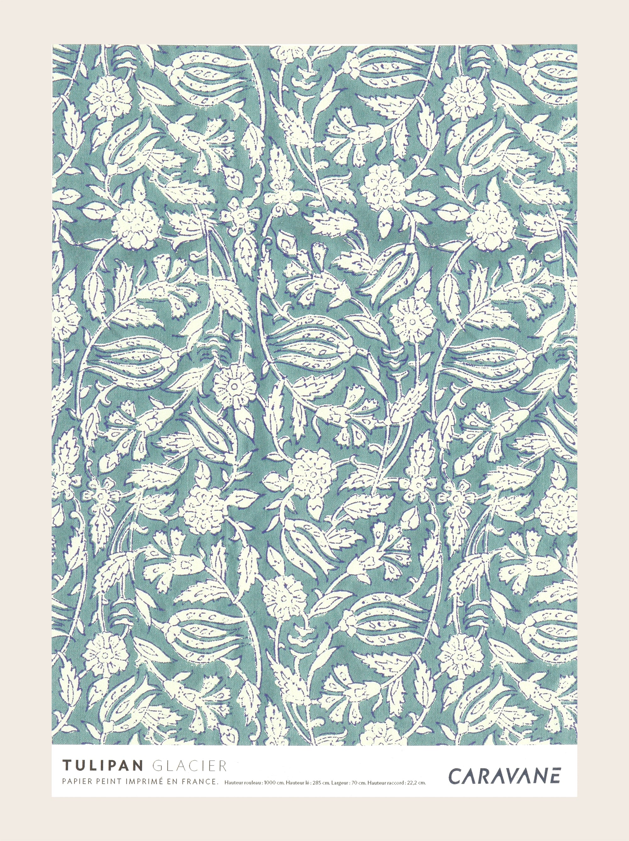 Papier Peint Tulipan Glacier