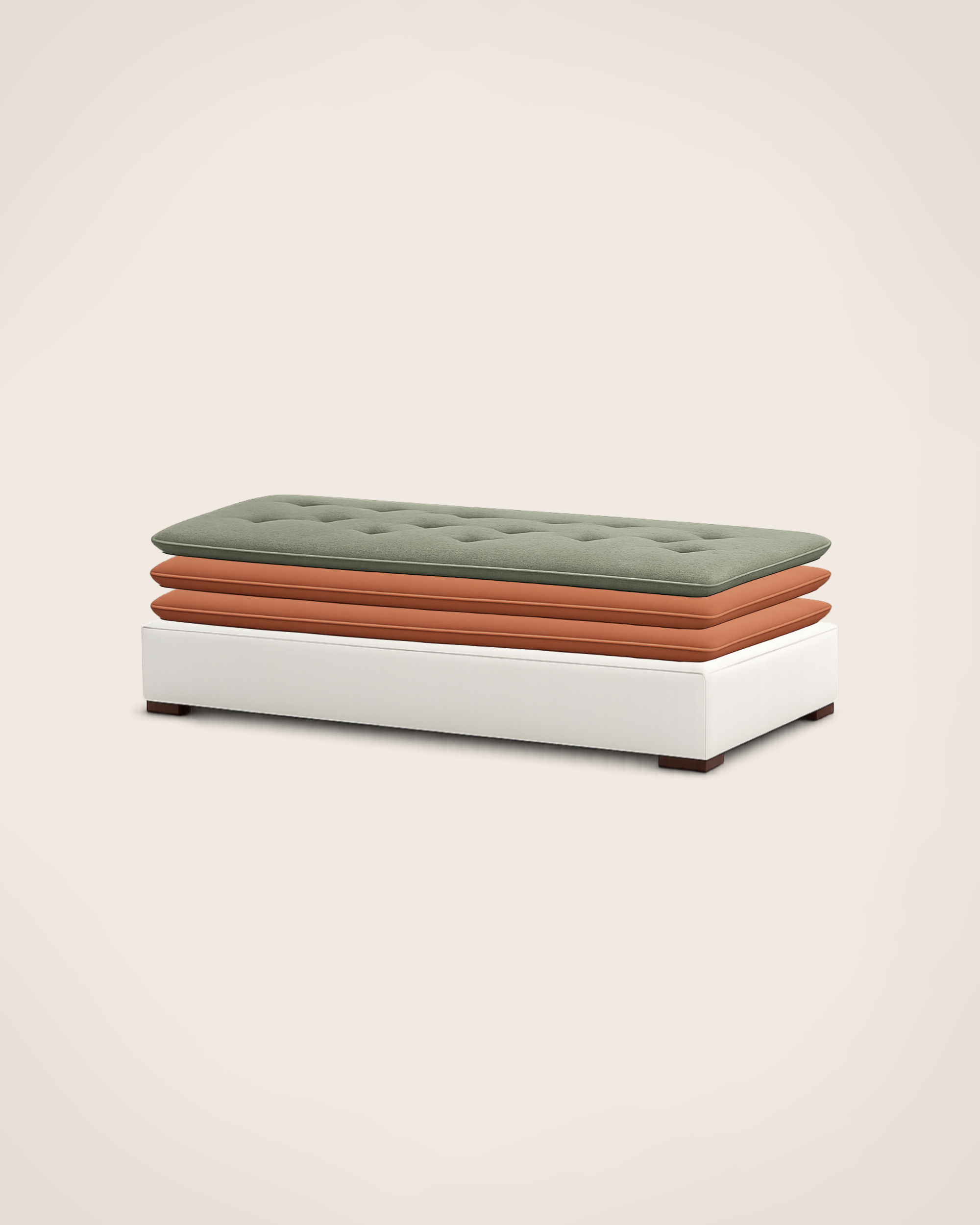 Divan Princesse - Structure Ecru