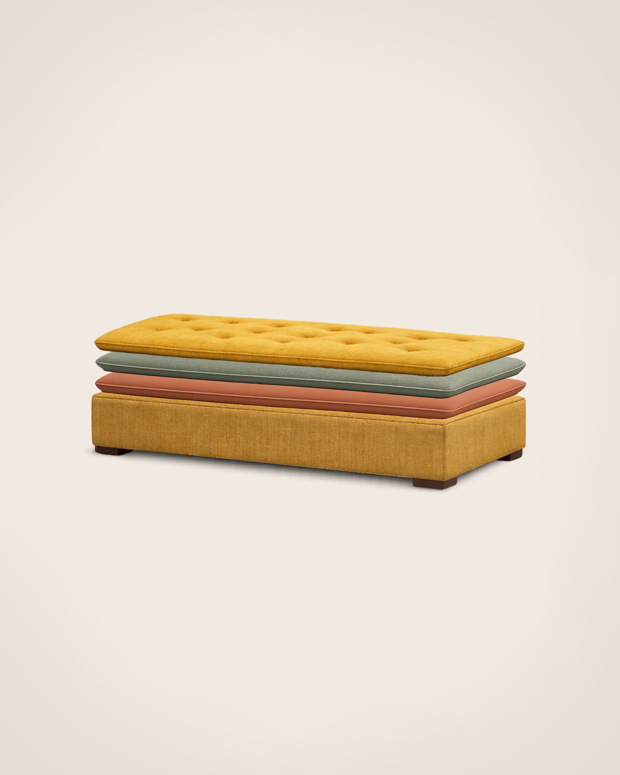 Divan Princesse - Structure Moutarde