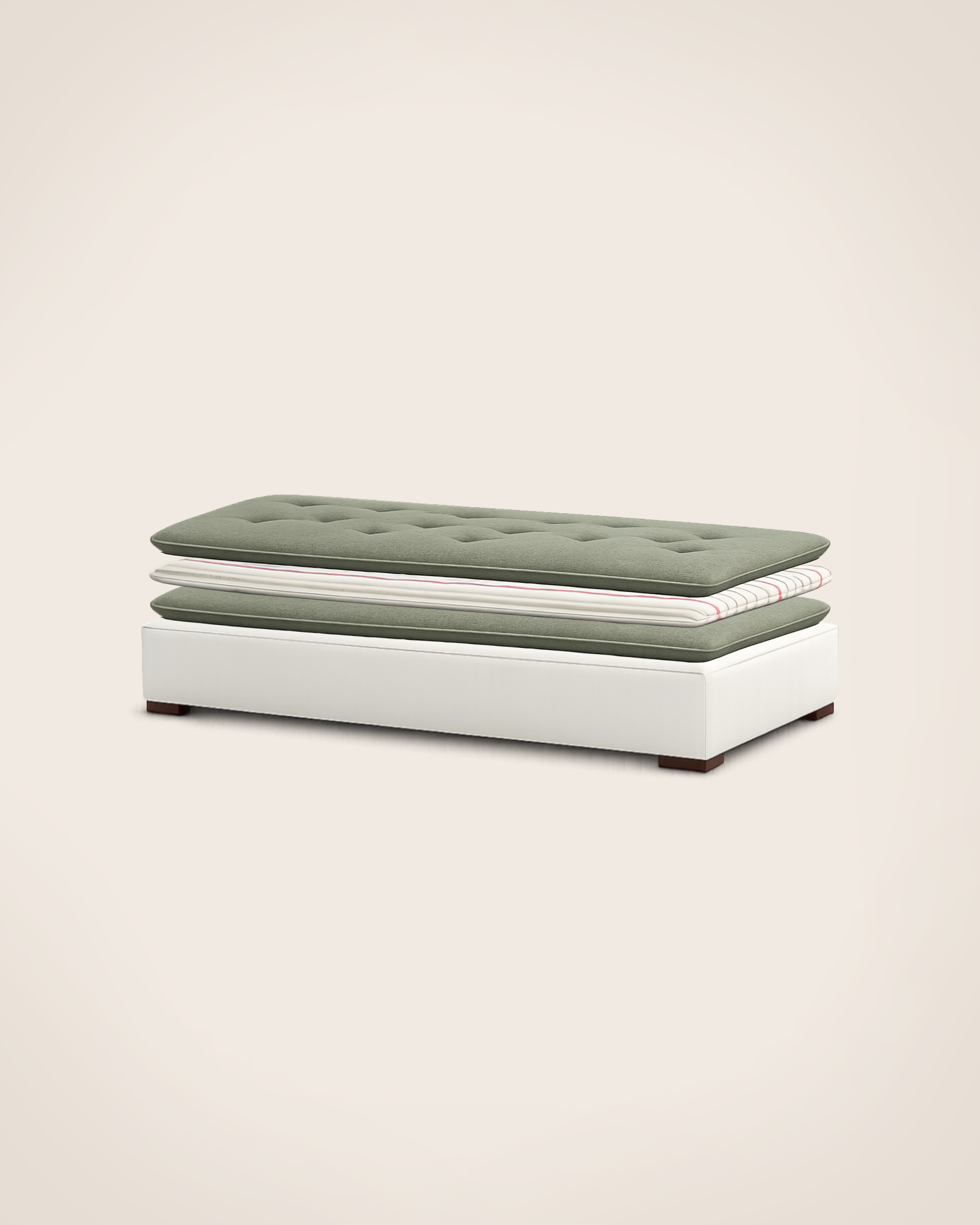 Divan Princesse - Structure Ecru