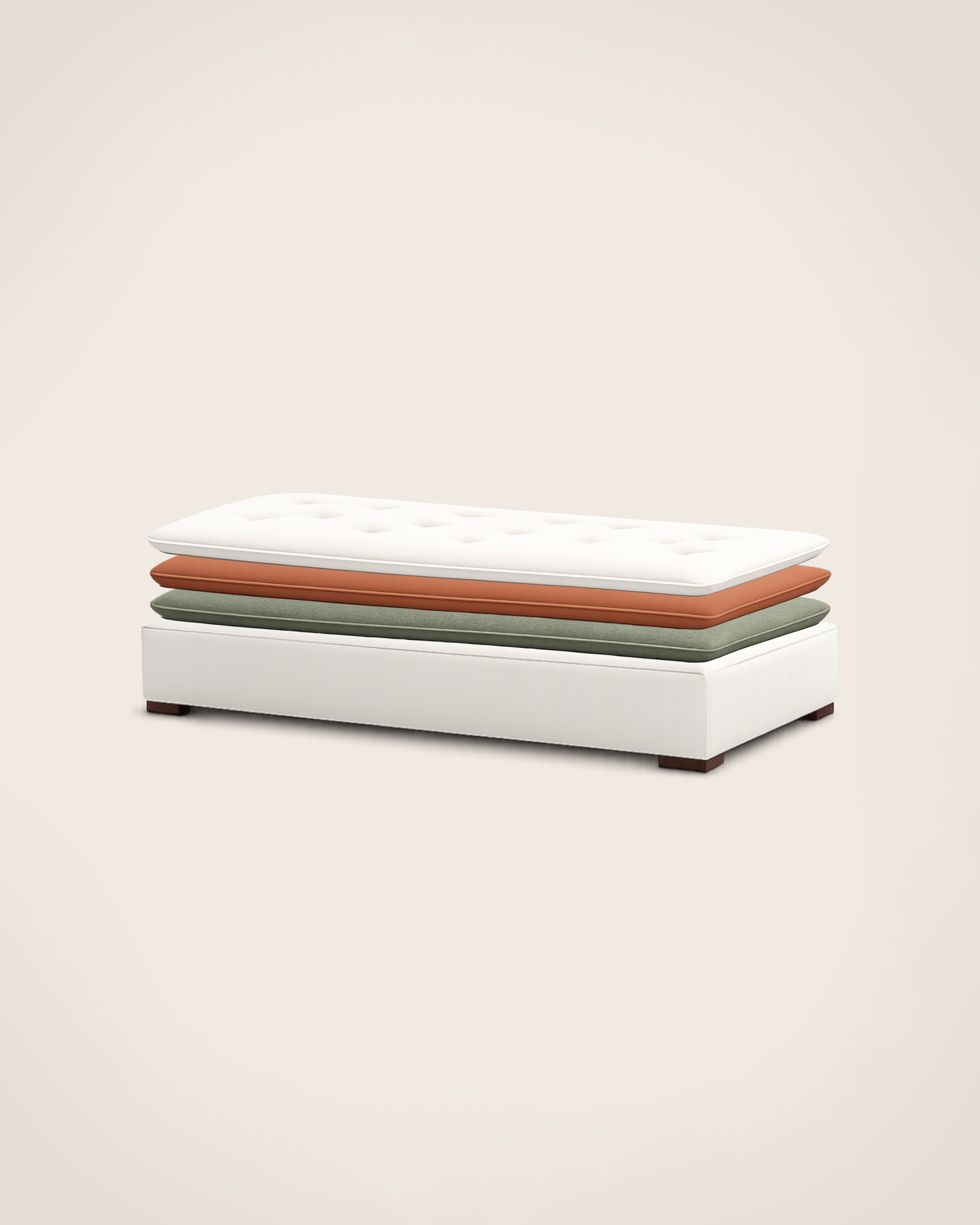Divan Princesse - Structure Ecru